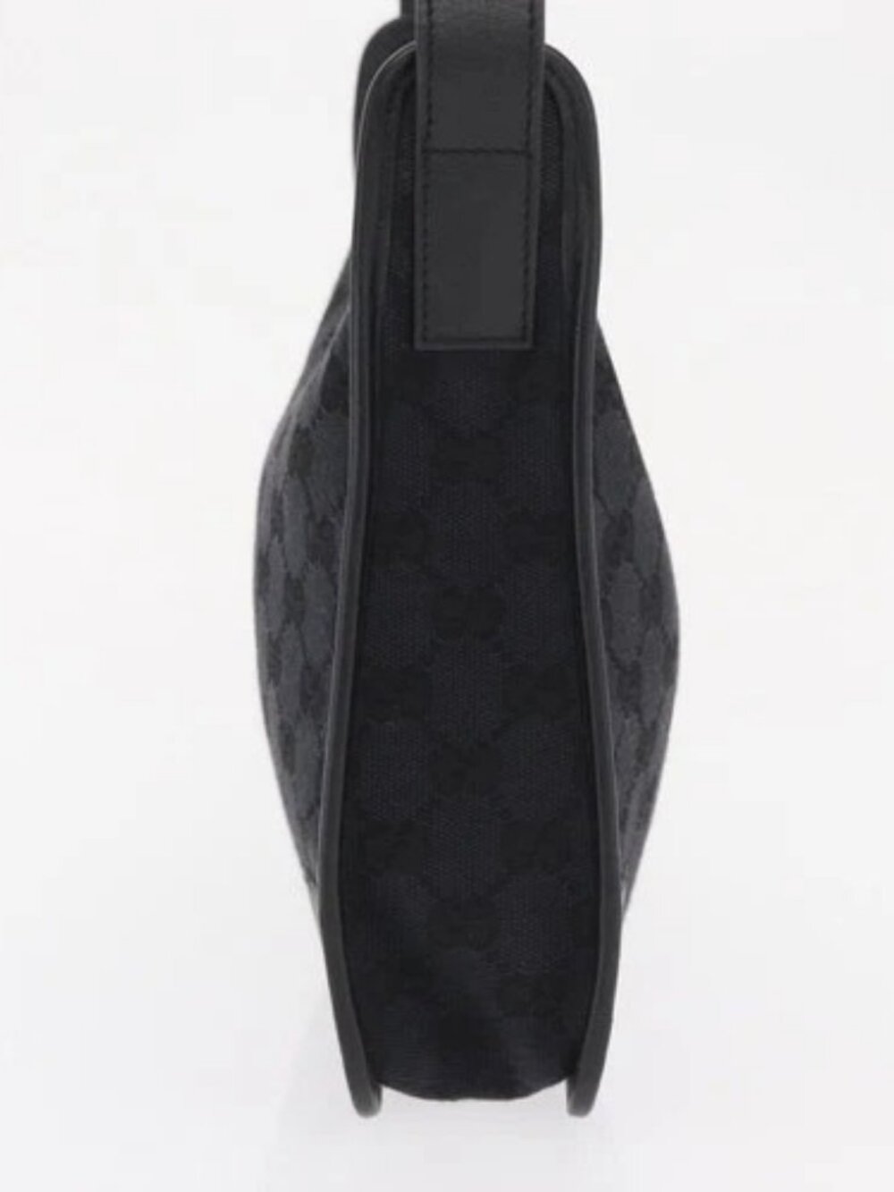GUCCI GG Canvas Shoulder Bag Black Silver 001 - Picture 5 of 16
